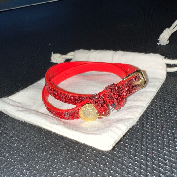 Victoria Emerson red sparkle wrap bracelet - Picture 2 of 4